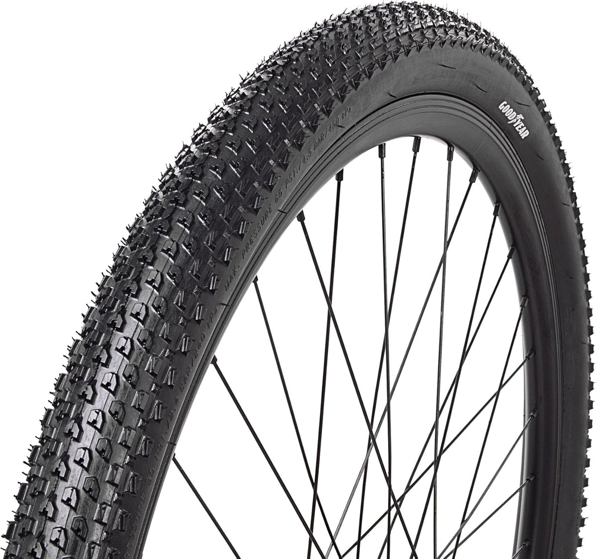 Folding Mountain Bike Tire, 27.5"/650B x 2/2.125", Black Pack of 2 N1402
