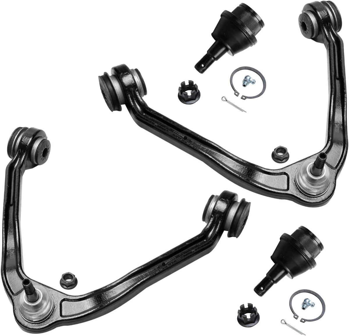 Front Upper Control Arm with Ball Joint and Sway Bar 10pc Set D8962
